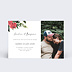 Save the date Wild Flowers II Verso