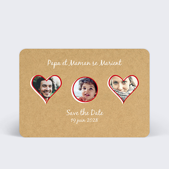 Save The Date Papa & Maman