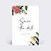 Save The Date Wild Flowers
