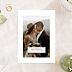 Save the date Etiquette Poudrée