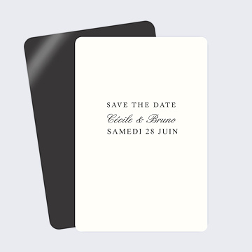 Save The Date Classique beige