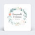 Save The Date Couronne de fleurs