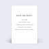 Save The Date Typographie Date