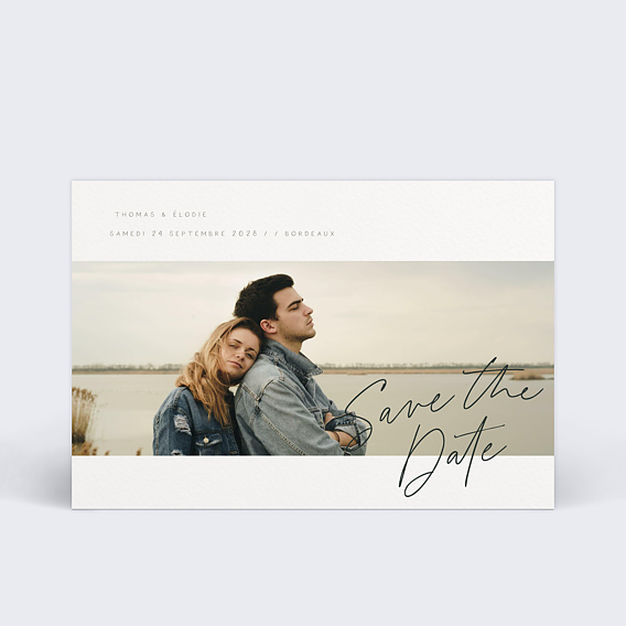 Save the date Délicate Signature