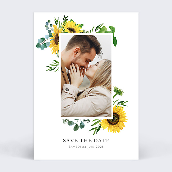 Save The Date Tournesol