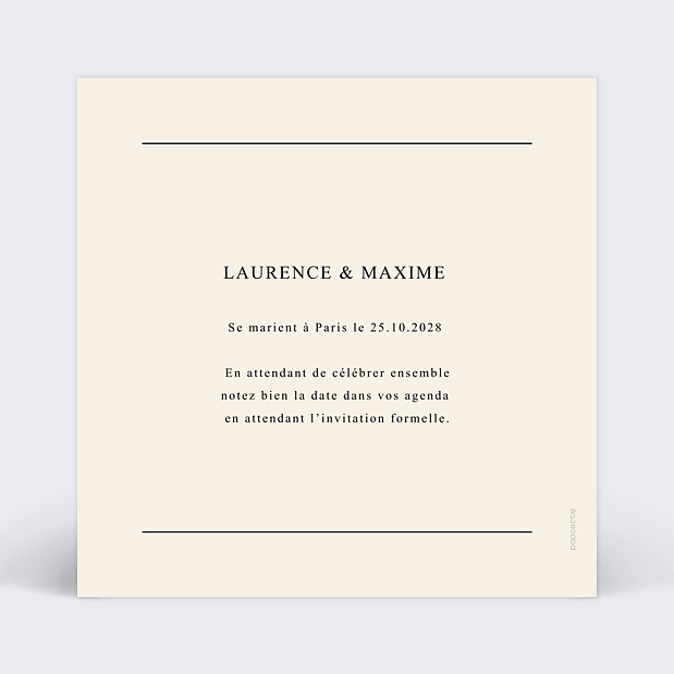 Save The Date Booklover Verso