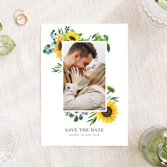 Save The Date Tournesol