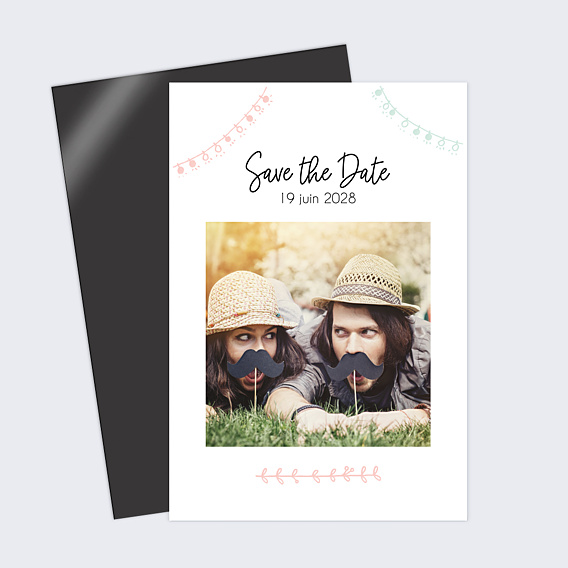 Save The Date Mariage Illustré