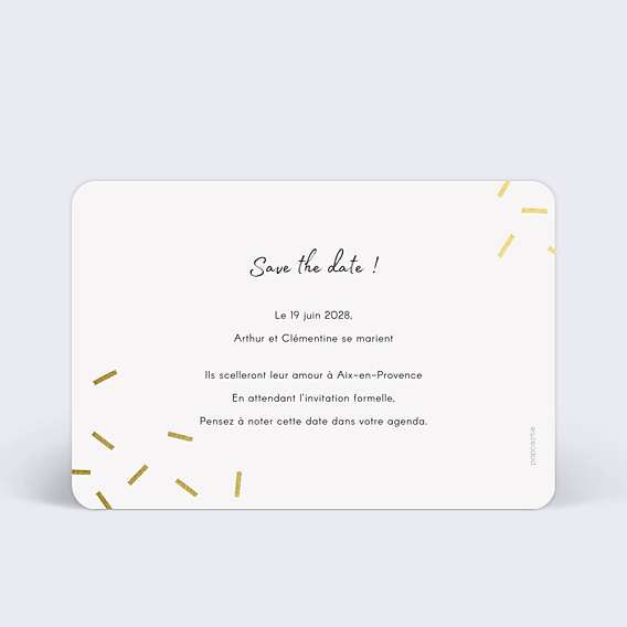 Save The Date OUI Chic