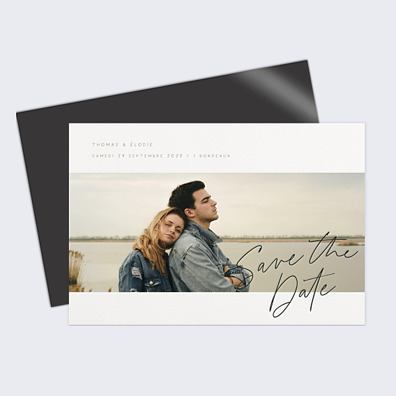 Save The Date Délicate Signature