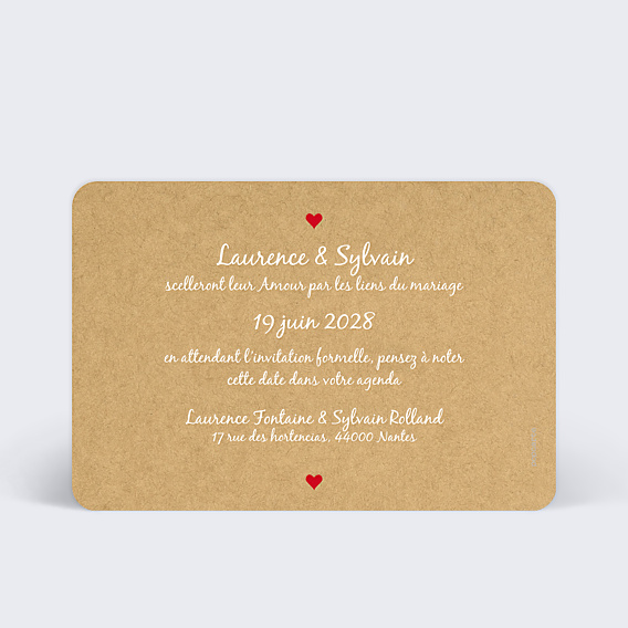 Save The Date Papa & Maman