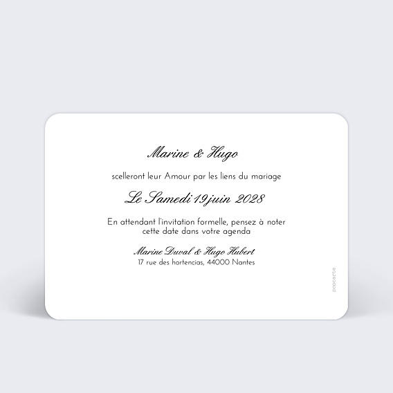Save The Date Classique