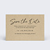 Save The Date Kraft Minimaliste