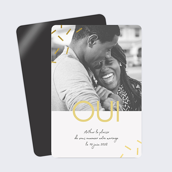 Save The Date OUI Chic
