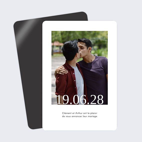 Save the date Typographie Date