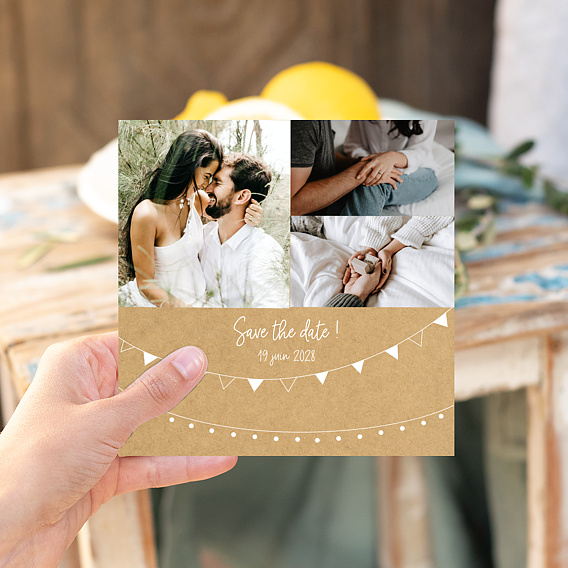 Save the date Mariage Bucolique Après 4