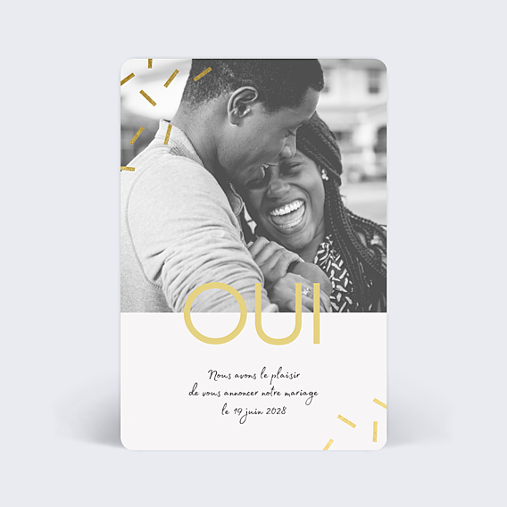 Save The Date OUI Chic