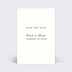 Save The Date Classique beige