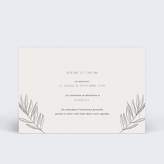 Save The Date Délicatesse
