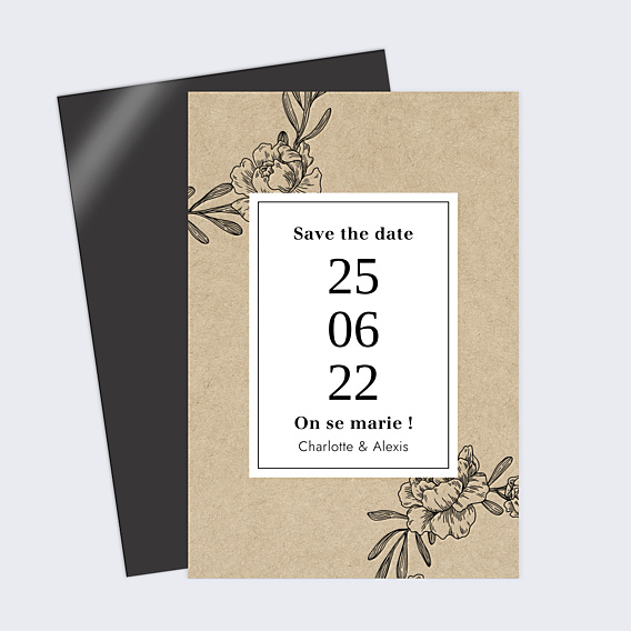 Save The Date Authentique