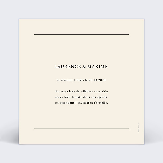 Save the date Booklover Verso