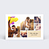 Save The Date Save The Date Classique Multiphotos Beige