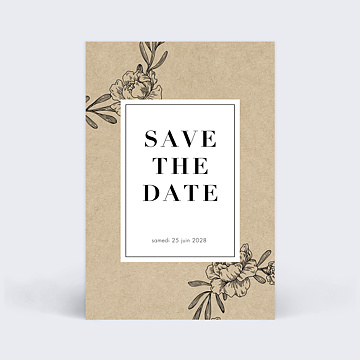 Save The Date Authentique