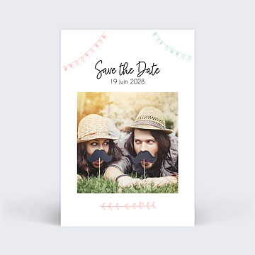 Save the Date Mariage Illustr