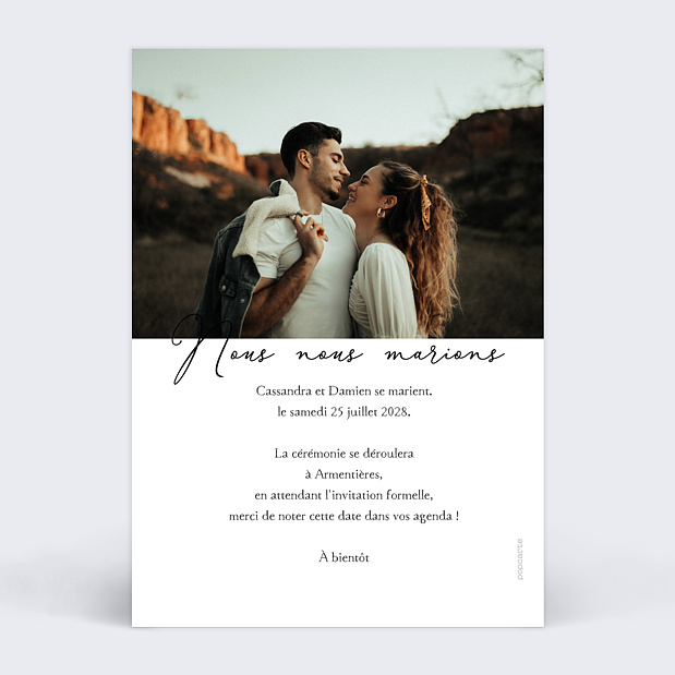 Save the Date Joli Multi Verso