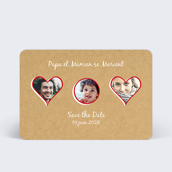 Save the date Papa & Maman