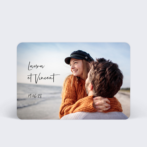 Save the date Photos & Typographie