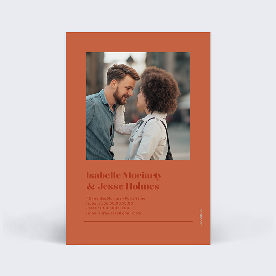 Save the date Mister M Jesse Verso