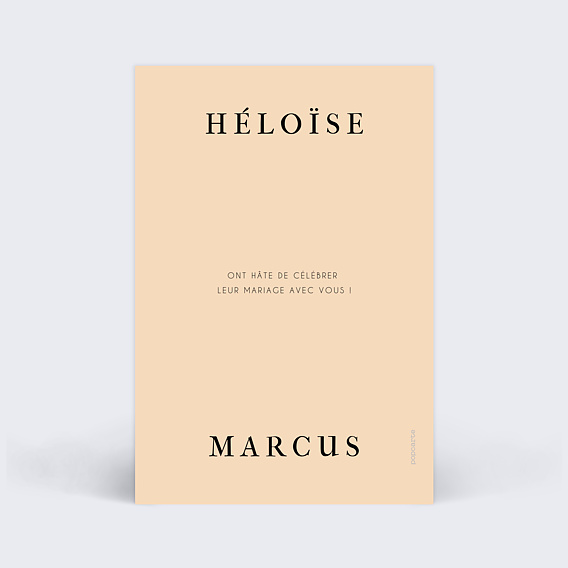 Save the date Mister M Marcus Verso