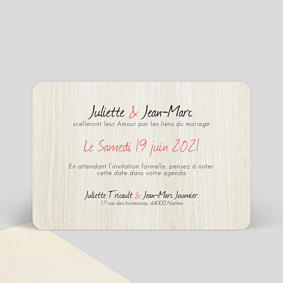 Save the date Photomaton Verso