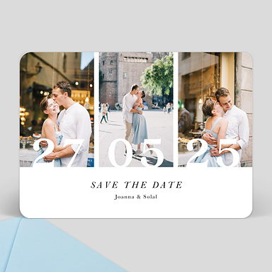 Save The Date Trois Photos