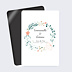 Save The Date Couronne de fleurs