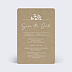 Save the date Bouquet Champêtre