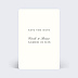 Save the date Classique beige