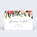 Save the date Wild Flowers II