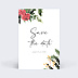 Save the date Wild Flowers