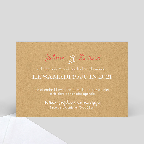 Save The Date Polaroïd