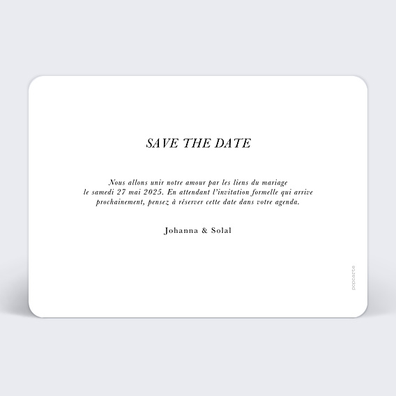 Save The Date Trois Photos