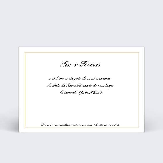 Save The Date Save The Date Classique Multiphotos Beige