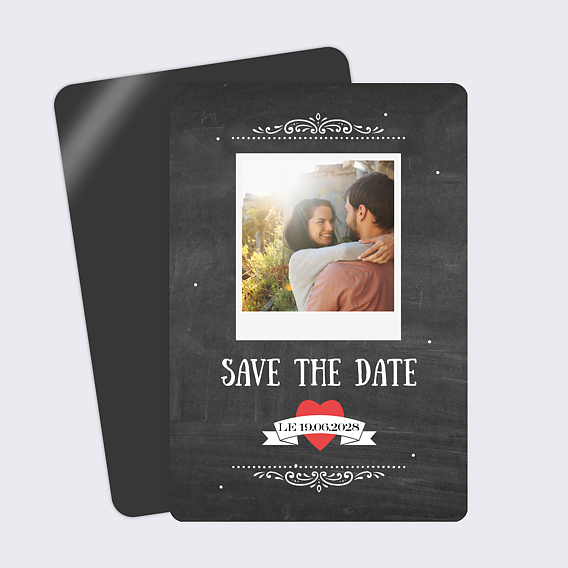 Save the date Polaroïd
