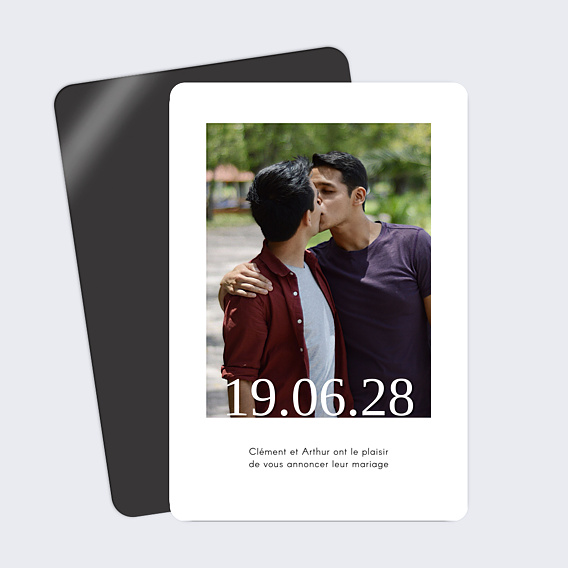 Save The Date Typographie Date