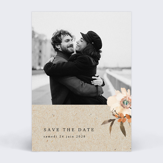 Save the date Bouquet Parfumé Recto