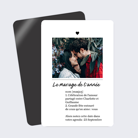 Save The Date Invités en Or