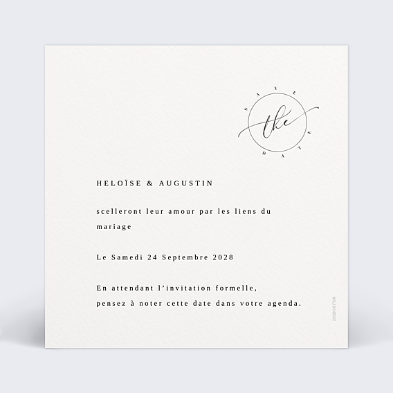 Save The Date Tampon