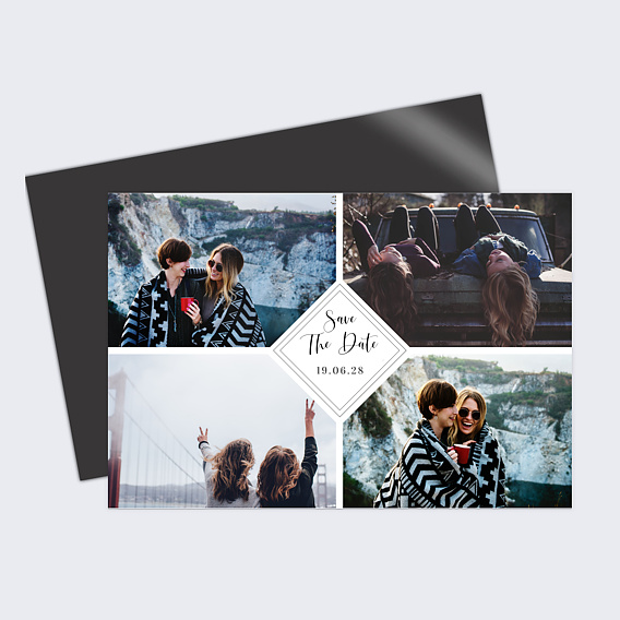 Save the date Losange Classique