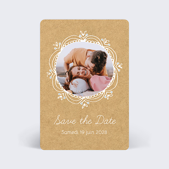 Save The Date Timeline Dentelle
